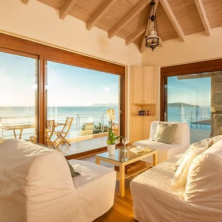 Iris Lefkada - Karavi With Private Sea Access Szívota